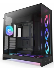 Корпус NZXT H9 Flow RGB+ Tempered Glass Midi-Tower Без БЖ Midi-Tower Black (CM-H92FB-P1)
