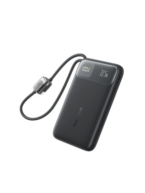 Павербанк Baseus EnerFill FC11 Digital Display 1xUSB-C + 1xUSB-A 22,5W 10000mAh Cosmic Black (E0027R04)
