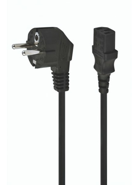 Кабель живлення Cablexpert CEE 7/7 to C13 1m (3x0.5mm²) Black