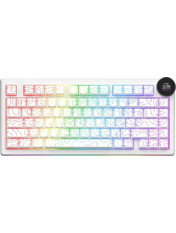 Клавіатура Ajazz AK820 V2 White White Peach Switch (AK820-V2-WP-S-W) White