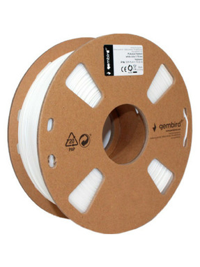 Філамент Gembird PLA 1,75mm 1kg White (3DP-PLA+1.75-02-W)