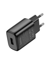 Мережевий зарядний пристрій Hoco C134A Black Відсутній (1 USB-A) 12W Black 1 USB-A 12