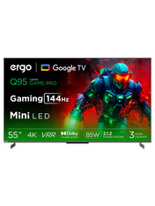 Телевізор Ergo MQ95 Game PRO 55" Smart TV Titanium (55MQ95)