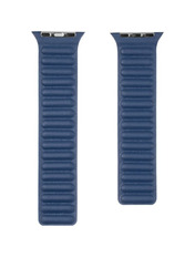 Pino Leather Link Band Apple Watch 38/40/41 mm Синій Dark Blue (83502)