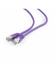 Мережевий патч-корд Cablexpert Cat.6 FTP Фіолетовий Violet 0.5 0,5m Violet (PP6-0.5M/V)