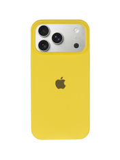 Чохол Silicone Full Case Open Cam для Apple iPhone 17 Pro Max Yellow Yellow (6938172054)