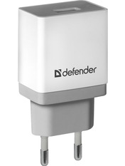 Мережевий зарядний пристрій Defender UPA-21 (1 USB-A) 10,5W White