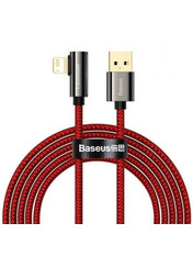 Кабель синхронізації Baseus Legend Series USB to Lightning Red Так 1 12W 1m 90° Red (CACS000009)