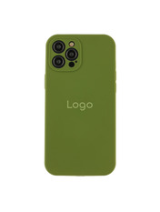 Чохол Silicone Case Full Size with Frame для Apple iPhone 12 Pro Max Army Green Army Green (6948107352)