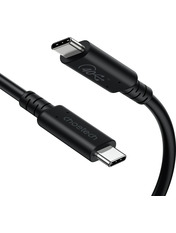 Кабель Choetech XCC-1028 Type-C to Type-C Black Ні 0,8 0,8m Black (XCC-1028-BK)