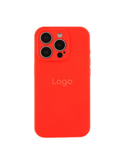 Чохол Silicone Case Full Size with Frame для Apple iPhone 15 Pro Red Red (6938150274)