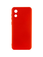 Чохол Silicone Cover Lakshmi Full Camera (A) для Samsung Galaxy A03 Core A032 Red Red (6983127456)