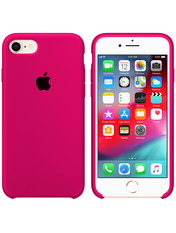 Чохол Silicone Case (MC) для Apple iPhone 8 Barbie Pink