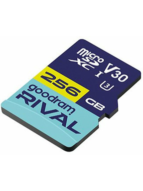 Карта пам'яті Goodram Rival microSDXC 256GB UHS-I U3 + SD-adapter (GGSM3AA-2560R12)