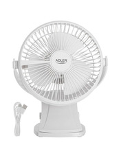 Вентилятор Настільний Adler AD7342 White 1