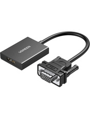 Відео адаптер Ugreen HDMI to VGA Відсутня Black Black (50945)