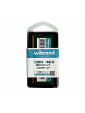 Оперативна пам’ять SODIMM Wibrand DDR4 16GB 2666MHz (WI2666DDR4S/16GB) 16 2666