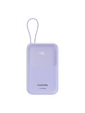 Павербанк Canyon OnPower 101 1xUSB-C + 1xUSB-A Violet 22,5W 10000mAh Violet