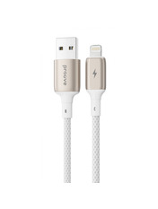 Кабель синхронізації Proove Dense Metal USB to Lightning 12W 1m White