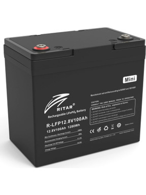 Акумулятор для ДБЖ Ritar LiFePO4 R-LFP mini 12,8V 100Ah (R-LFP12.8V100AH-mini)