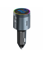 Автомобільний трансмітер Aspiring Wave 12 48W (1 USB-A + 1 USB-C) Black (TC-WA12)