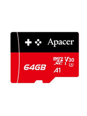 Карта пам'яті Apacer microSDXC 64GB UHS-I U3 (AP64GMCSX10U7-RAGC) 64 ГБ Ні UHS-I U3