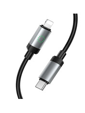 Кабель синхронізації Hoco X117 Star Type-C to Lightning Black 1 27W 1m Black Ні