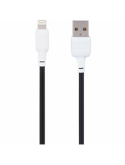Кабель синхронізації Gelius GP-UCN001L USB to Lightning 18W 1,2m Black/White (92318)