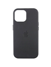 Чохол Leather Case with MagSafe and Animation для Apple iPhone 14 Midnight