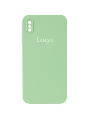Чохол Silicone Case Square Full Camera для Apple iPhone XS Max Mint Mint (6984201573)
