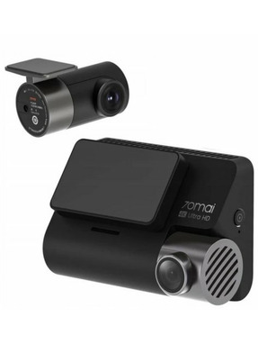 Автомобільний відеореєстратор 70mai Dash Cam 4K A800SE-2 Set + RC22 2x Cam GPS Black