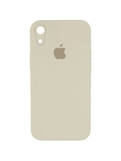 Чохол Silicone Case Square Full Camera для Apple iPhone XR Antique White