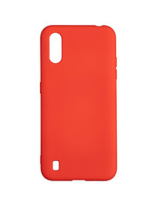 Чохол Silicone Case Full Cover (LC) для Samsung Galaxy A015 A01 Red