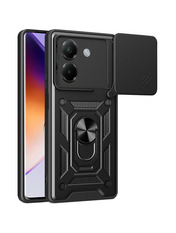 Чохол Ummi Camshield Serge Ring для Xiaomi Poco M7 Pro 5G Black Black (6910293847)