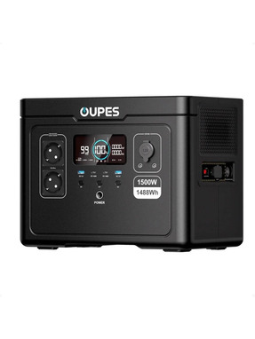 Зарядна станція OUPES S015 1500W (1488Wh) Black