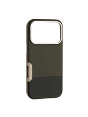 Чохол Two different leather Case MagSafe для Apple iPhone 17 Pro Green