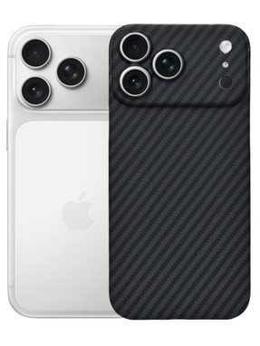 Чохол BeCover FIBRA Carbonite case with MagSafe для Apple iPhone 17 Pro Black (715409)