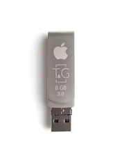 USB накопичувач T&G 007 Metal 8GB Silver (TG007IOS-8G3)
