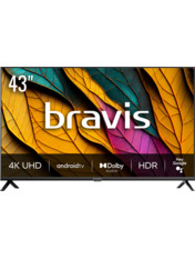 Телевізор Bravis K6000 43" Smart TV Black (43K6000U)