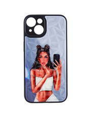 Чохол Prisma Ladies для Apple iPhone 14 Black in white