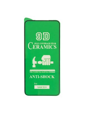 Захисне скло Ceramic для Samsung Galaxy S24 S921 BOX глянсове Black