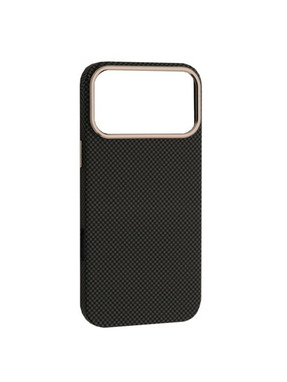 Чохол PC CARBON Style MagSafe для Apple iPhone 17 Pro Max Black/Grey (6941873205)