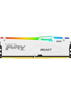 Оперативна пам’ять Kingston Fury Beast White RGB EXPO DDR5 16GB 6000MHz (KF560C36BWE2A-16)
