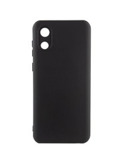 Чохол Silicone Cover Lakshmi Full Camera (A) для Samsung Galaxy A03 Core A032 Black Black (6937109284)
