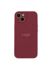 Чохол Silicone Case Full Size with Frame для Apple iPhone 13 Plum Plum (6937418250)