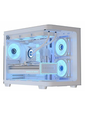Корпус Aerocool P300C-G-V1 Mini-Tower White (ACCS-PN02033.21)