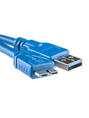 Кабель синхронізації PowerPlant USB to microUSB Blue 0,5 0,5m Blue (KD00AS1230)