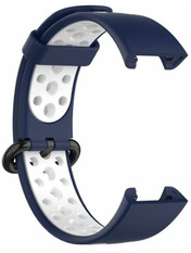 BeCover Vents Style Mi Band 2 Синій Blue/White (709426)