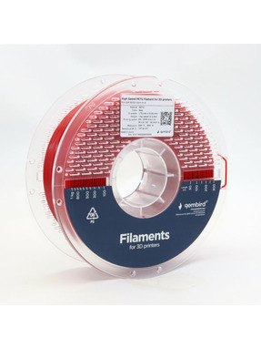 Філамент Gembird PETG 1,75mm 1kg Red (3DP-PETG1.75HY-01-R)