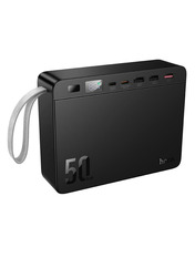 Павербанк Hoco J166 Carretera + lighting 2xUSB-C + 3xUSB-A 22.5 Black 22,5W 50000mAh Black 50000